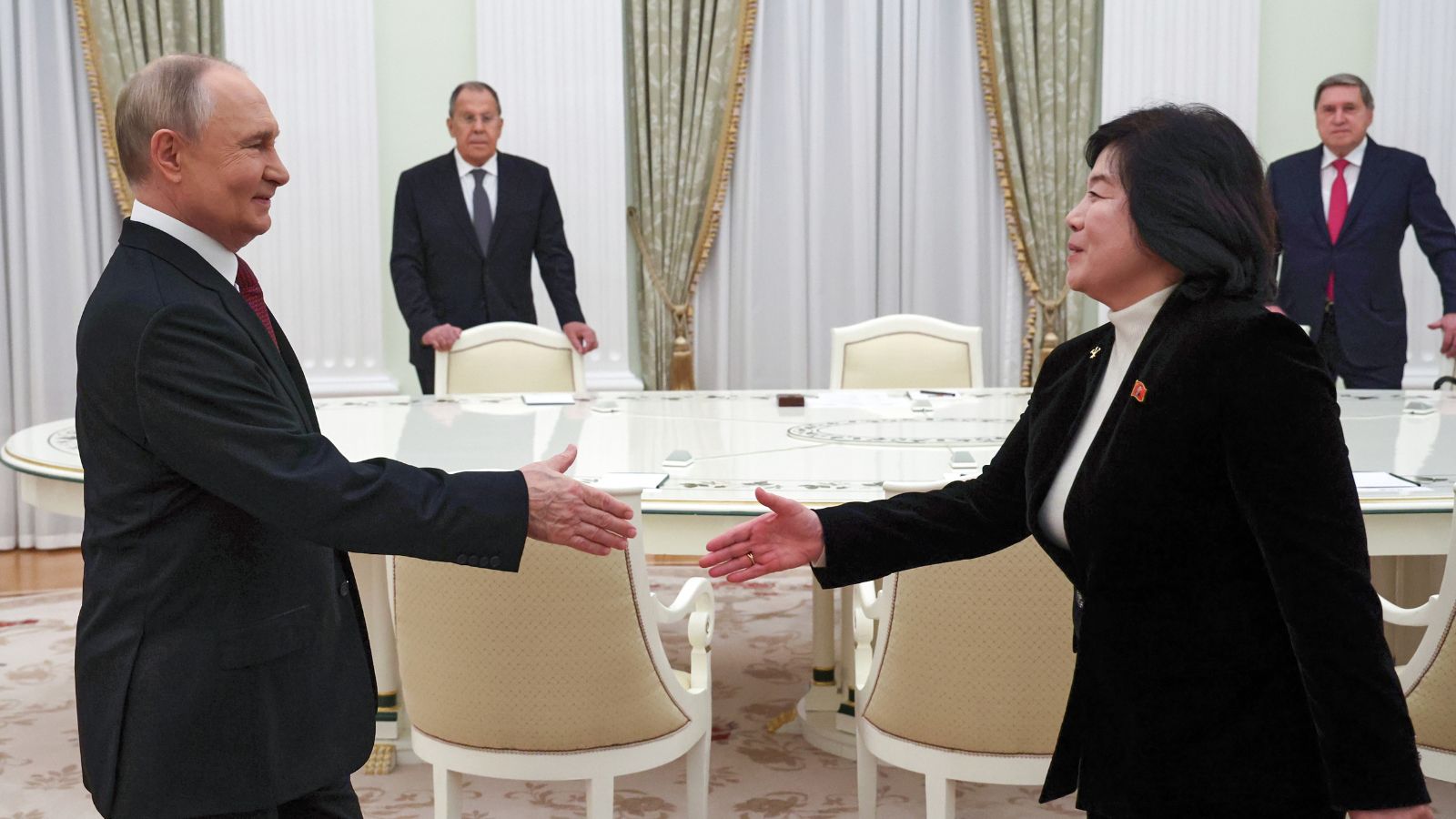 Putin and North Korea's Top Diplomat Discuss Relations in Moscow