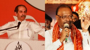 (From left to right) Shiv Sena (UBT) head Uddhav Thackeray and Maharashtra Revenue Minister Chandrashekhar Bawankule.