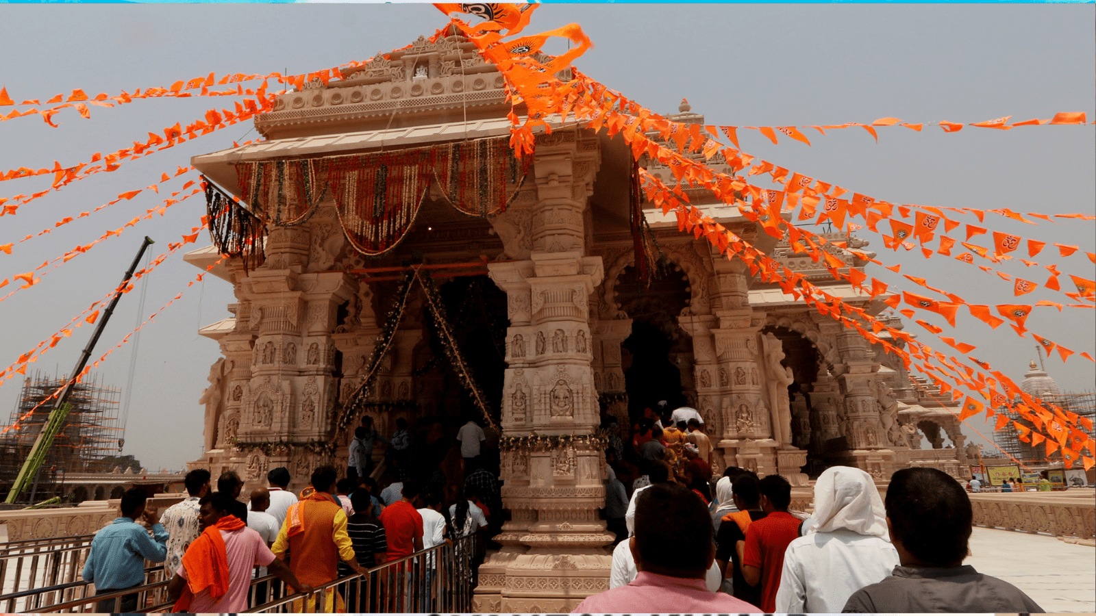 The Shri Ram Janmabhoomi Teerth Kshetra Trust announced the completion of the Ram temple and six adjoining shrines in Ayodhya.