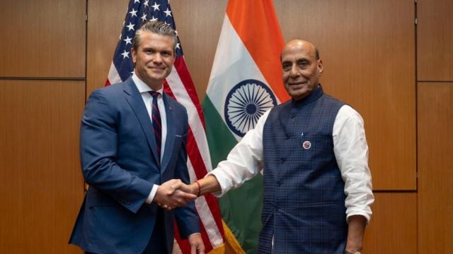 The pact was signed following a bilateral meeting between Defence Minister Rajnath Singh and his US counterpart Pete Hegseth on the sidelines of the 12th ASEAN Defence Ministers’ Meeting-Plus (ADMM-Plus) in Kuala Lumpur, Malaysia. (Credit: @SecWar X)