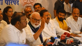 Maratha activist Manoj Jarange Patil has accused Chhagan Bhujbal of misusing the OBC cause for political benefit, calling the Beed rally a “gathering of a specific caste.”