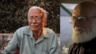 Mumbai Litfest 2025: Pictures of Vinod Kumar Shukla and Sitanshu Yashaschandra