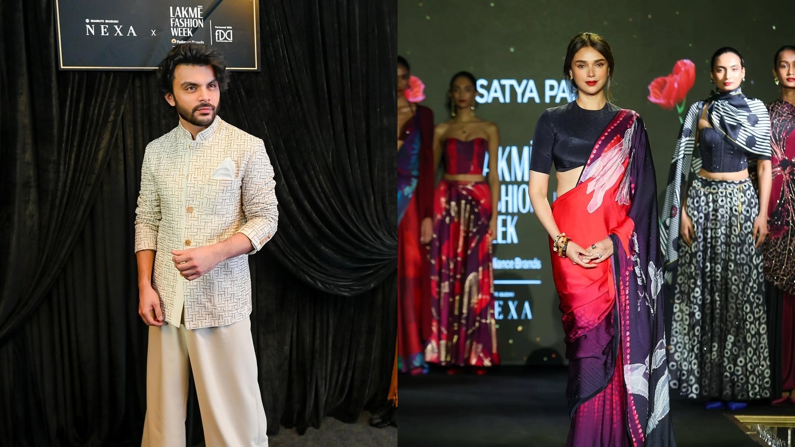 Lakmé Fashion Week: Veer Pahariya makes a dashing debut on Day 2, blows kiss at beau Tara Sutaria in the audience