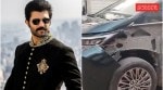 The accident occurred while Vijay Deverakonda was en route to Hyderabad from Puttaparthi in the neighbouring state of Andhra Pradesh.
