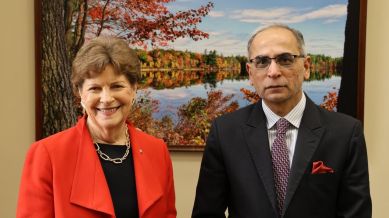 Indian Envoy to US discusses trade deal, energy security with US Senator. (Credit: X/@AmbVMKwatra)