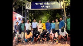 Pune police arrested six men for organising illegal cockfights with betting in Ghorpadi, seizing cocks, motorcycles, cash, and phones worth over Rs 5 lakh.