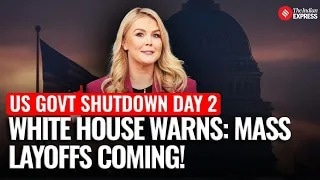 Us shutdown crisis white house warns thousands could face layoffs as