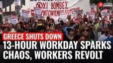 Greece Grinds to a Halt as Thousands Protest 13-Hour Workday Law