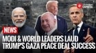 Modi Applauds Trump’s Bold Peace Move | Calls Gaza Deal A ‘Step Toward Lasting Calm’