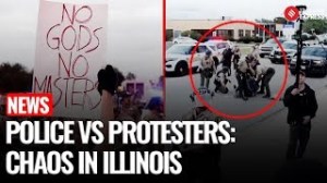Illinois Police Clash With Protesters Outside ICE Facility; Unlawful Assembly Declared, Arrests Made