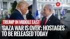 “The War Is Over”: Trump’s Bold Declaration Before Landing in Israel | Gaza Hostage Release |