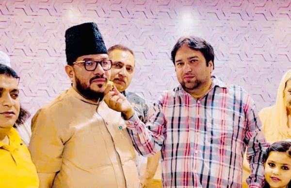 Chaudhary with Malerkotla AAP MLA Dr Mohammad Jamil Ur Rahman.