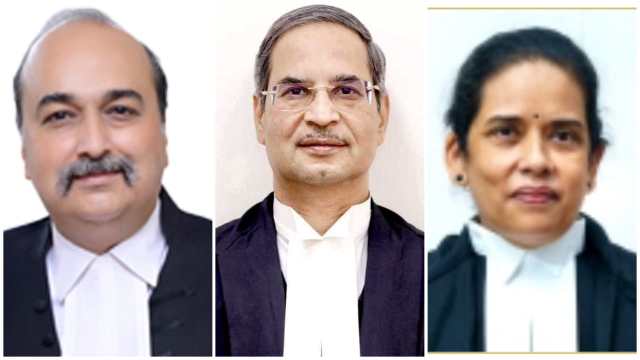Three new justices were sworn in today at the Delhi High Court complying with the Centre's order dated October 14.