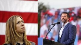 Donald Trump Jr has clashed with Chelsea Clinton over her criticism of the White House East Wing’s demolition to make space for a new $300 million ballroom.
