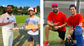 Abhishek Sharma has credited former India star Yuvraj Singh for his evolution as a batter. (Photos via Yuvraj Singh X)