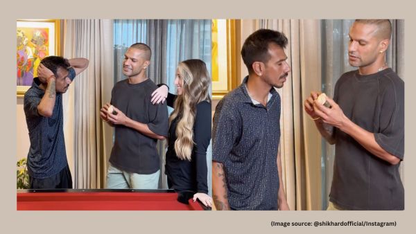 Known for their banter and comic timing, the duo delivered another dose of laughter in a Bollywood-inspired scene that fans can’t get enough of (Image source: @shikhardofficial/Instagram)