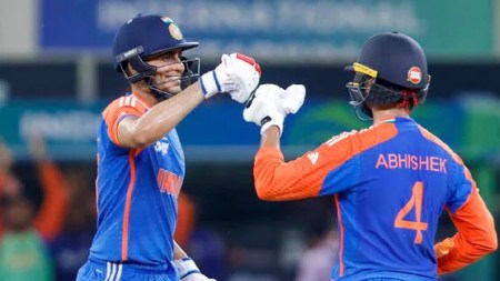 Abhishek narrated an incident from his Under-16 days with Shubman Gill. (PTI)