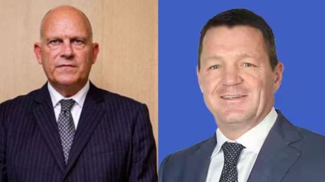 Air India’s MD and CEO Campbell Wilson (left) said that the pace of liberalising the Indian skies should be such that it doesn’t undercut the investments being made by Indian airlines; IndiGo CEO Pieter Elbers (right) said that it would be wrong to say that India is not granting additional bilateral rights to anyone. (File Photos)