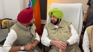 Captain Amarinder Singh in Moga, Thursday