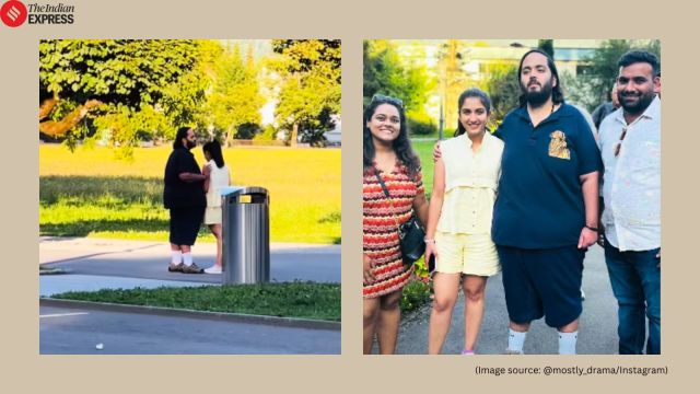 Content creator meets Anant Ambani and Radhika Merchant in Switzerland