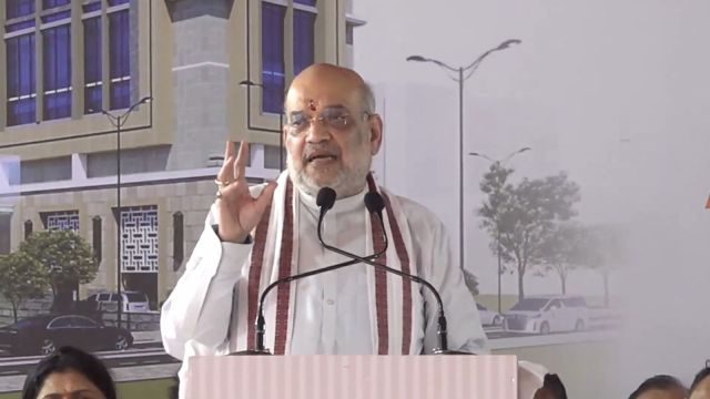 Shah called on party workers to double their efforts to “wipe out” the Opposition in the local body elections.