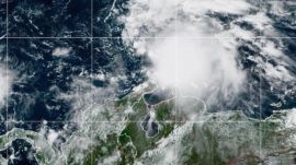 Storm's slow progress The erratic and slow-moving storm has killed at least three people in Haiti and a fourth person in the Dominican Republic, where another person remains missing.