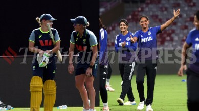 In the women’s game, no contest raises the level of excitement among fans like Australia versus India does. (Express Photo by Amit Chakravarty)