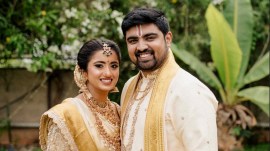 Kruthika and Mahendra tied the knot in an arranged marriage on May 26, 2024.