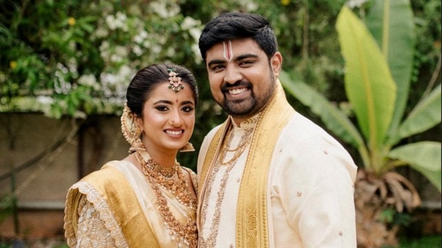 Kruthika and Mahendra tied the knot in an arranged marriage on May 26, 2024.