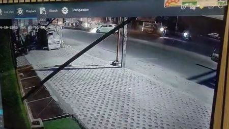 According to police, the four-wheeler, allegedly driven recklessly, rammed into four pedestrians out for a morning walk.