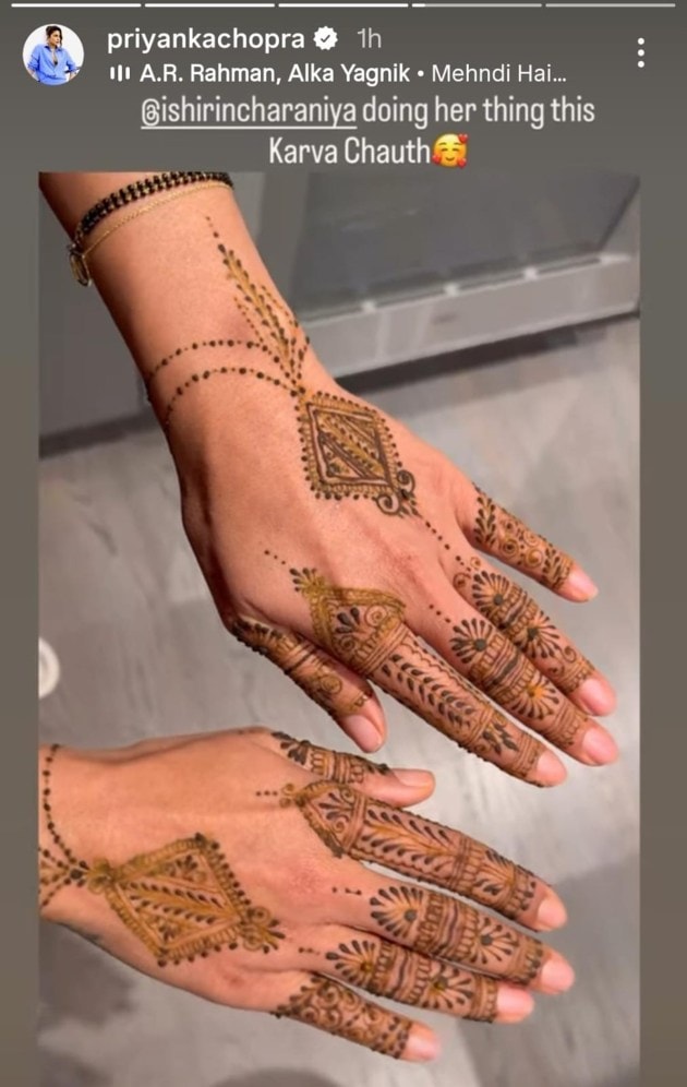 celeb mehendi inspiration for karwa chauth