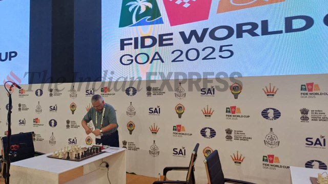 A day before the FIDE World Cup kicks off in earnest, a small battalion of about 200 people is working tirelessly at the Resort Rio Convention Centre. (Express Photo by Amit Kamath)