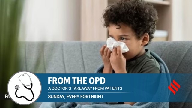 child coughing