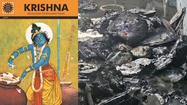 Amar Chitra Katha, Amar Chitra Katha hand-drawn sketches, Amar Chitra Katha hand-drawn sketches from Krishna edition, Mumbai news, Maharashtra news, Indian express, current affairs