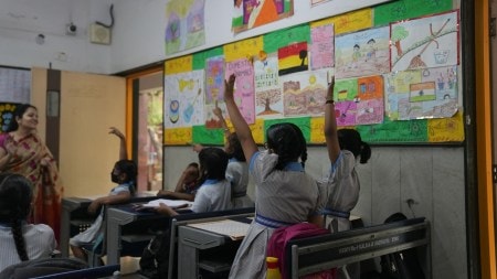 students in a classroom