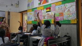 students in a classroom