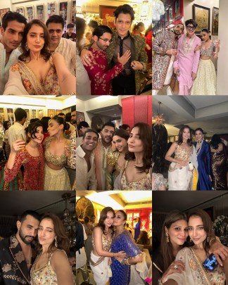 Kusha Kapila shares inside pics of Abu Jani and Sandeep Khosla's Diwali party 