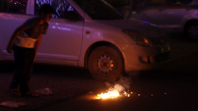Diwali festival being celebrated (Express Photo by Amit Mehra)
