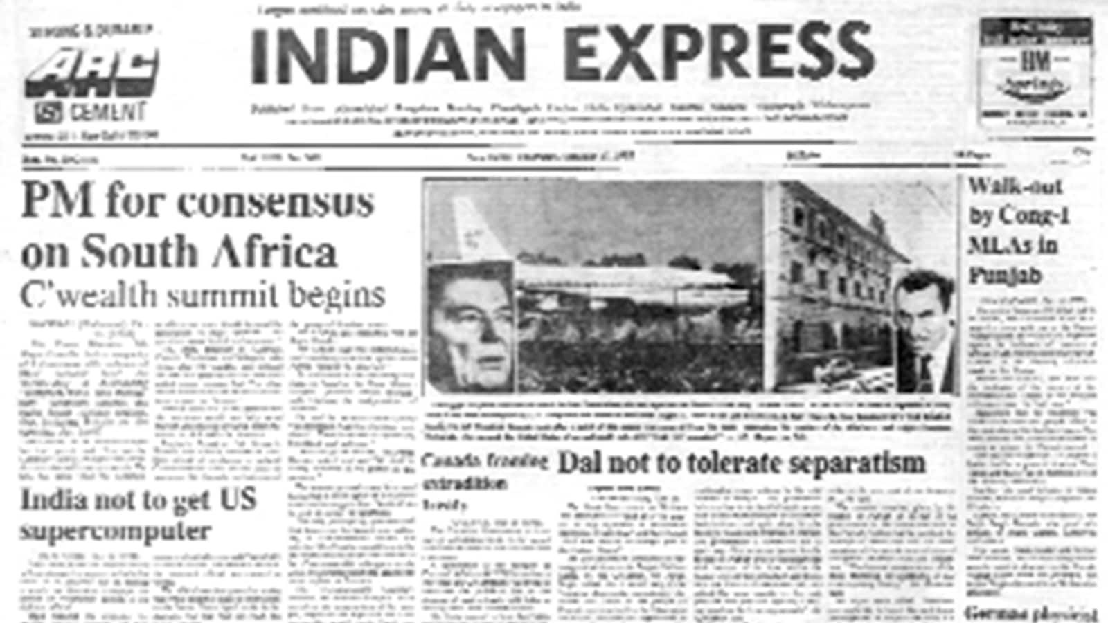 October 17, 1985, Forty Years Ago: Against Apartheid