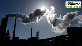 factory1 Rising CO2 levels, CO2 levels, carbon dioxide, carbon dioxide emissions, rising emissions, carbon emissions, air pollution, Urban air pollution, Indian express news, current affairs