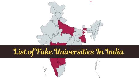 List of state-wise fake universities as notified by UGC