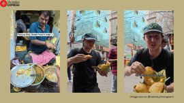 Foreign YouTuber tries ‘famous dirty street food’ in India