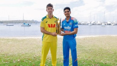 IND vs AUS 1st ODI Perth's Optus Stadium Pitch Report: Rain could delay toss. (PTI Photo)