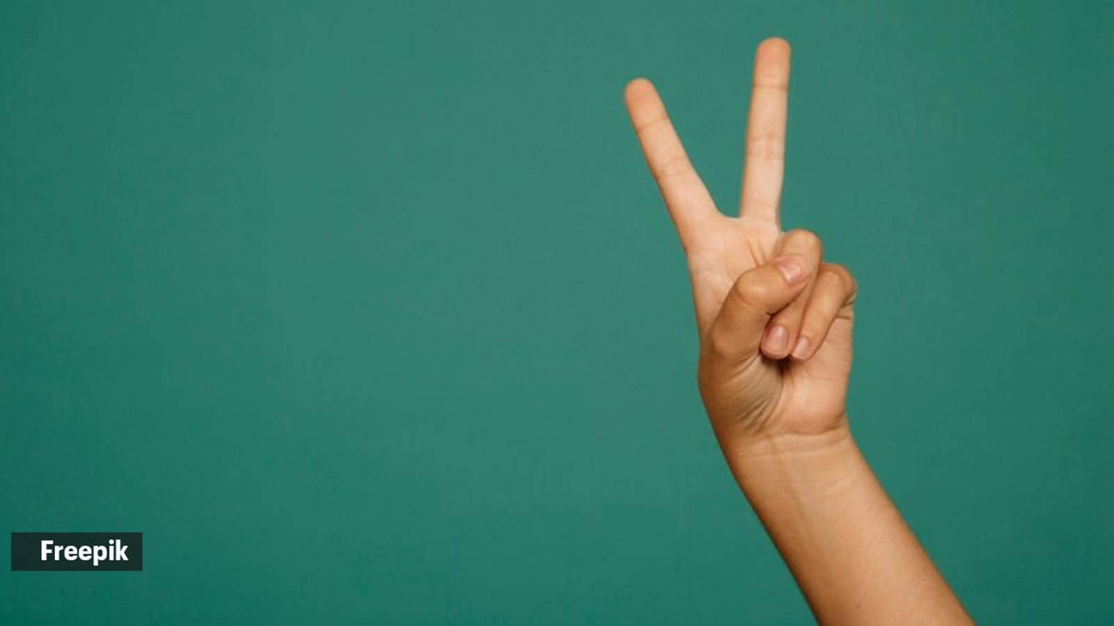 victory sign