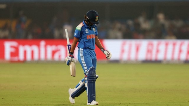Harmanpreet and Mandhana had put up a partnership of 125 runs for the third wicket off just 122 balls as India were chasing a target of 289. (Reuters Photo)