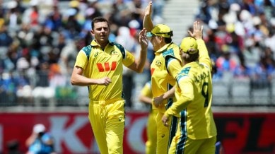 Hazlewood sent back Rohit Sharma and Shreyas Iyer. (AP Photo)