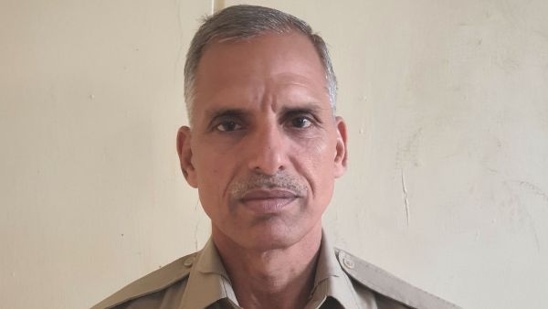 Head constable Subhash Singh (Express Photo) 
