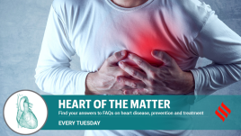 Up to six weeks after a heart attack, a patient’s pericardium or the covering layer of the heart, which bears the brunt of the heart attack and resultant trauma, remains inflamed.