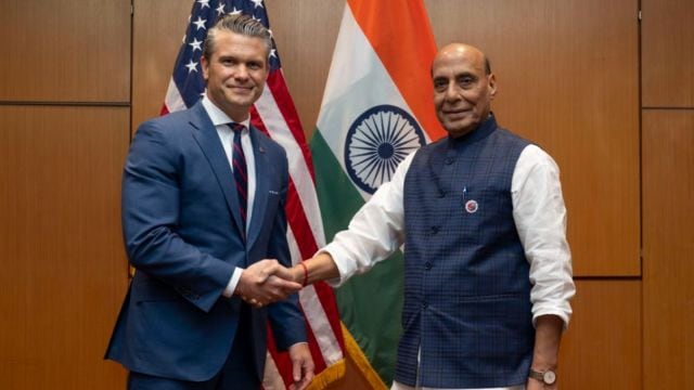 The defence pact was signed at a meeting in Kuala Lumpur between Defence Minister Rajnath Singh and his American counterpart Pete Hegseth.