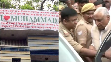 UP LoP Mata Prasad Pandey, was stopped by police as he prepared to leave for Bareilly.